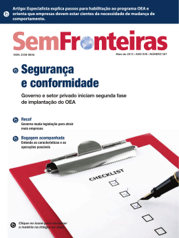 Receita federal amplia acesso ao Recof e &agrave; - LO Baptista