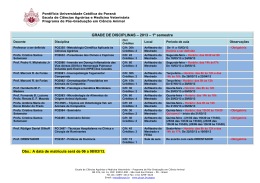 grade 2013 - 1º semestre