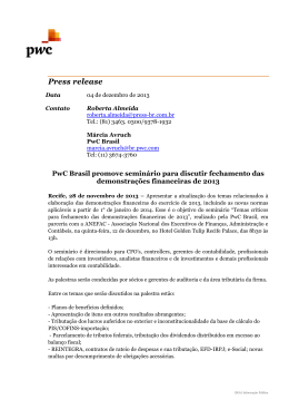 PwC Brasil promove seminário para discutir fechamento das