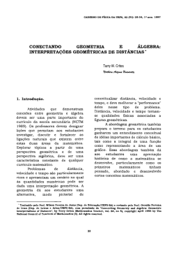 E H i GEOMÉTRICAS DE DISTÂNCIAS`