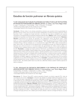 Estudios de funci&oacute;n pulmonar en fibrosis qu&iacute;stica