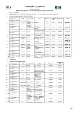 1 de 2 Deferido Indeferido Indeferido Deferido Deferido