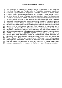 relação de candidatos habilitados - Prefeitura Municipal de Araucaria