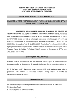 edital drh/crs n&ordm; 05, de 12 de maio de 2015.