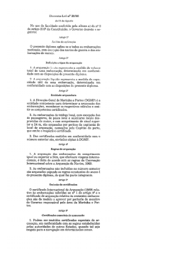 Decreto-Lei n`cz 39/98