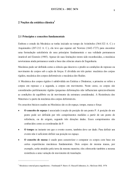 2 No&ccedil;&otilde;es da est&aacute;tica cl&aacute;ssica
