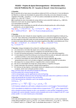 FIS1053 &ndash; Projeto de Apoio Eletromagnetismo &ndash; 09-Setembro