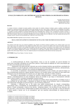 evolu&ccedil;&atilde;o normativa do crit&eacute;rio de san&ccedil;&atilde;o sob o prisma da