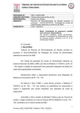 REC-13/00531980 UNIDADE GESTORA: C&acirc;mara Municipa