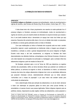A AFIRMA&Ccedil;&Atilde;O DOS &Iacute;NDIOS NO NORDESTE!