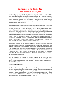 Declara&ccedil;&atilde;o de Barbados I