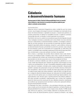 Cidadania e desenvolvimento humano