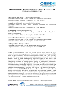 desenvolvimento humano empreendedor atrav&eacute;s da