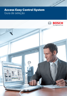 Access Easy Control System Guia de sele&ccedil;&atilde;o
