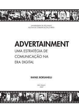ADVERTAINMENT: Uma estrat&eacute;gia de comunica&ccedil;&atilde;o na era