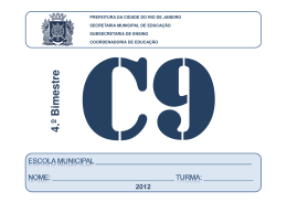 9&ordm; ano - BIO NA REDE