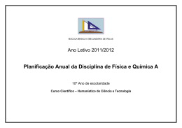 planificação anual FQA 10ºano 2011-2012