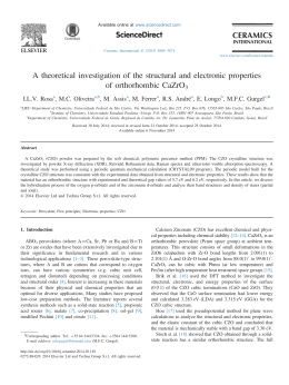 A theoretical investigation of the structural and electronic properties