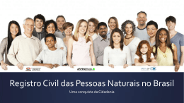Registro Civil das Pessoas Naturais no Brasil