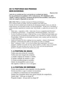 As 14 Posturas das Pessoas Bem-Sucedidas