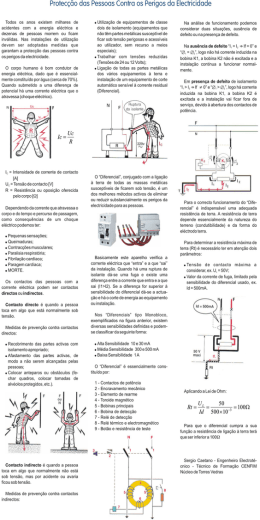 Protecção das Pessoas Contra os Perigos do