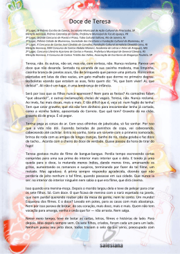 Clique aqui e leia o conto Doce de Teresa na &iacute;ntegra.