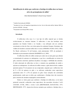 Identifica&ccedil;&atilde;o de alelos que conferem o fen&oacute;tipo - Ainfo