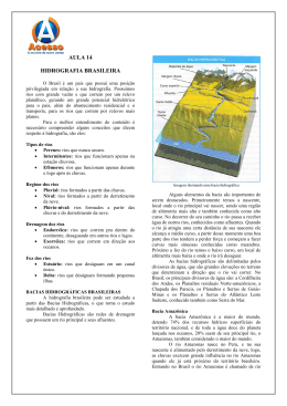 AULA 14 HIDROGRAFIA BRASILEIRA