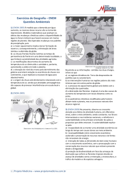 Quest&otilde;es Ambientais