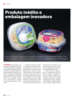 produto in&eacute;dito e embalagem inovadora