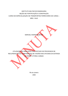 utiliza&ccedil;&atilde;o de simula&ccedil;&atilde;o para estudo de processos de recupera&ccedil;&atilde;o