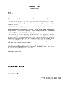 Primeiros Cantos