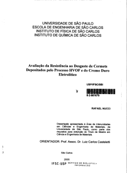 l 1_1&bull;&bull; 1 - Biblioteca Digital de Teses e Disserta&ccedil;&otilde;es da USP