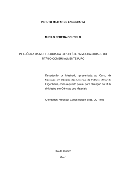 INSTUTO MILITAR DE ENGENHARIA MURILO PEREIRA