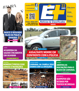 Vers&atilde;o PDF - &Eacute;+ Not&iacute;cias & Classificados