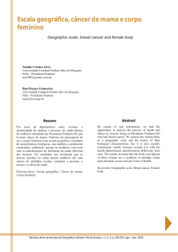 Escalageográfica,câncerdemamaecorpo feminino