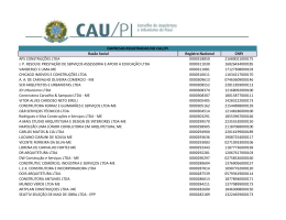 Raz&atilde;o Social Registro Nacional CNPJ APS CONSTRU&Ccedil;&Otilde;ES LTDA