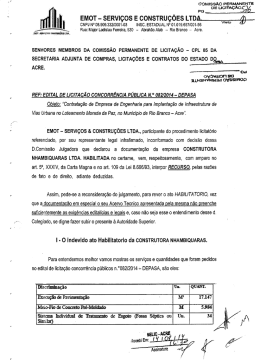 I EMOT - SERVI&Ccedil;OS E CONSTRU&Ccedil;&Otilde;ES LTDA a m _ cNPJ N