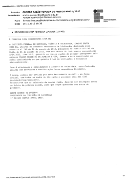 contra raz&atilde;o a ferreira lima constru&ccedil;&otilde;es ltda me