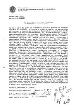 Processo 2824/2014 Concorr&ecirc;ncia 01/2014