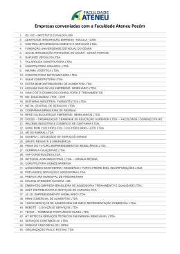 Empresas conveniadas com a Faculdade Ateneu