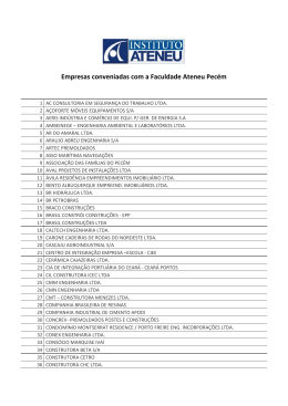 Empresas conveniadas com a Faculdade Ateneu
