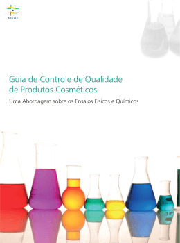 Guia de Controle de Qualidade de Produtos Cosm&eacute;ticos