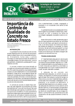 Import&acirc;ncia do Controle de Qualidade do