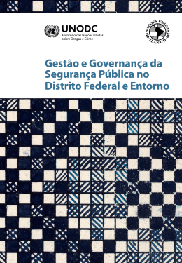 Gestão e Governança da Segurança Pública no Distrito Federal e