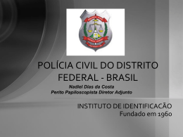 POLÍCIA CIVIL DO DISTRITO FEDERAL