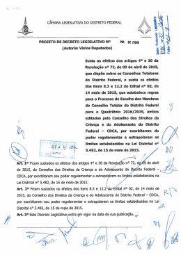 cÃMARA LEGISLATIVA OO DISTRITO FEDERAL _ Á