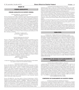 Di&aacute;rio Oficial do Distrito Federal