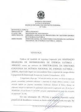 PODER JUDICIÁRIO JUSTIÇA FEDERAL SEÇÃO