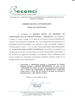 servi&ccedil;o social da ind&uacute;stria da constru&ccedil;&atilde;o civil do distrito federal